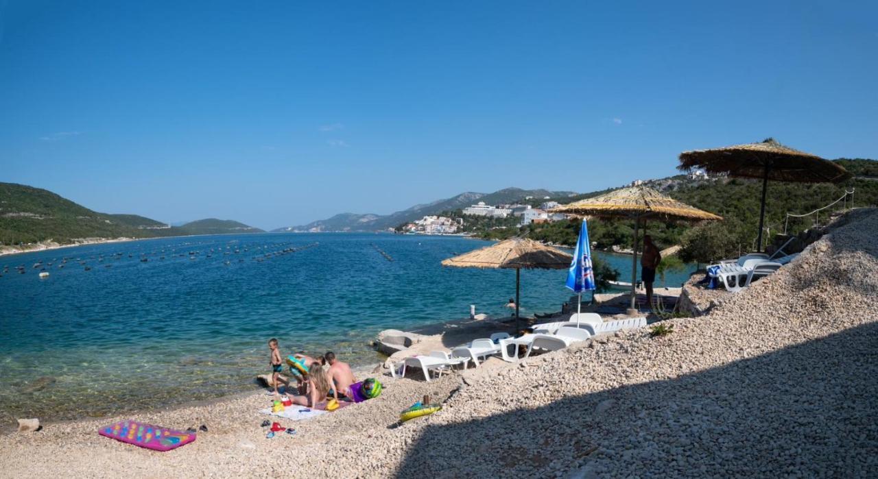 Beautiful Fully Renovated Apartment By The Sea, Large Balcony With Enchanting Views Neum Eksteriør bilde