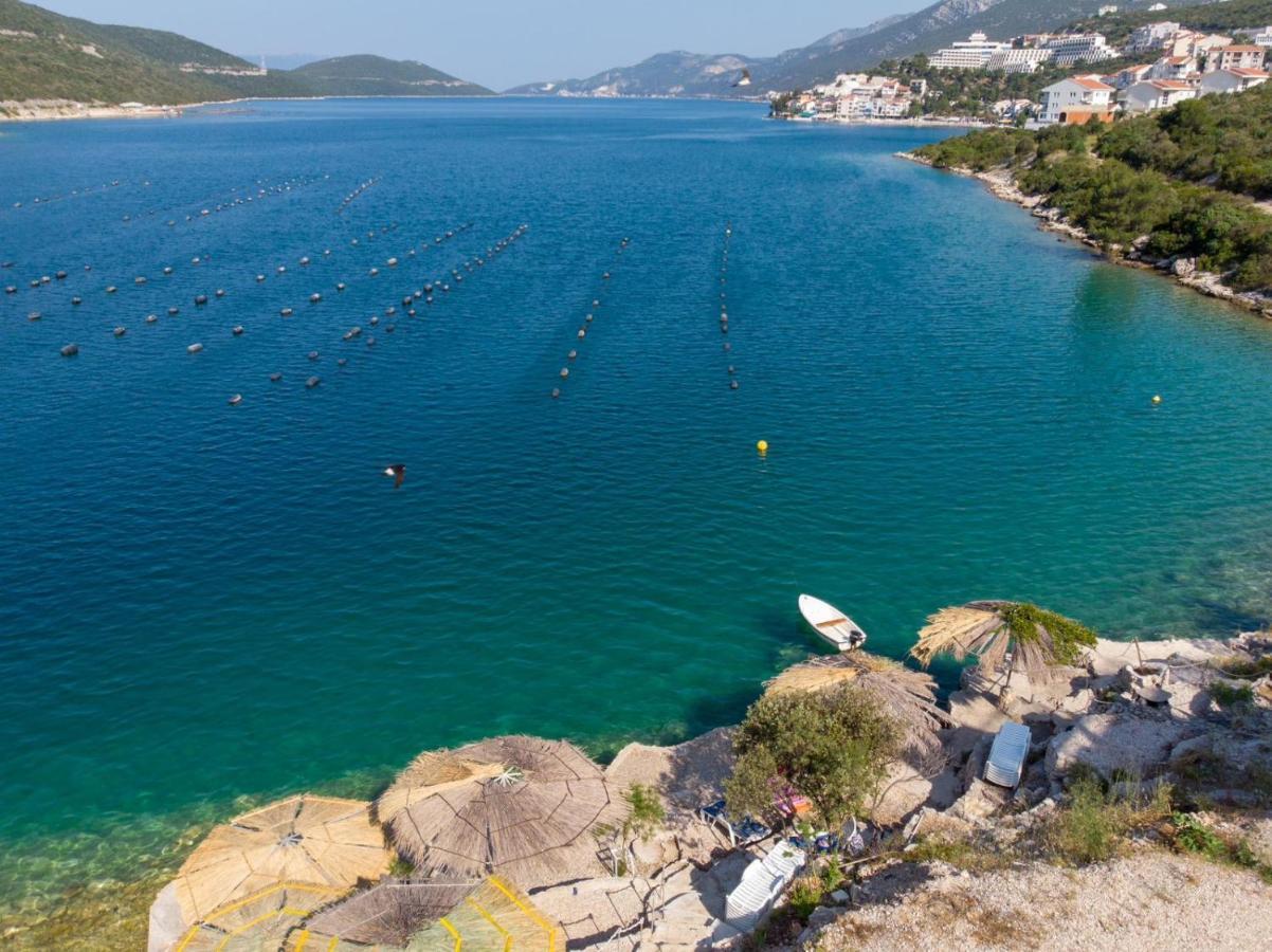 Beautiful Fully Renovated Apartment By The Sea, Large Balcony With Enchanting Views Neum Eksteriør bilde